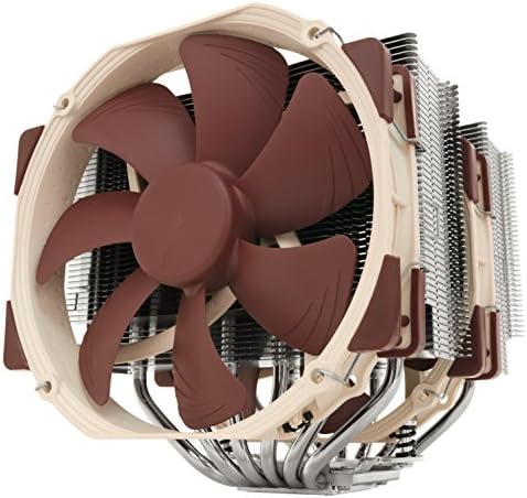 Noctua NH-D15 Premium Dual-Tower CPU Cooler with 2x NF-A15 PWM 140mm Fans - Brown