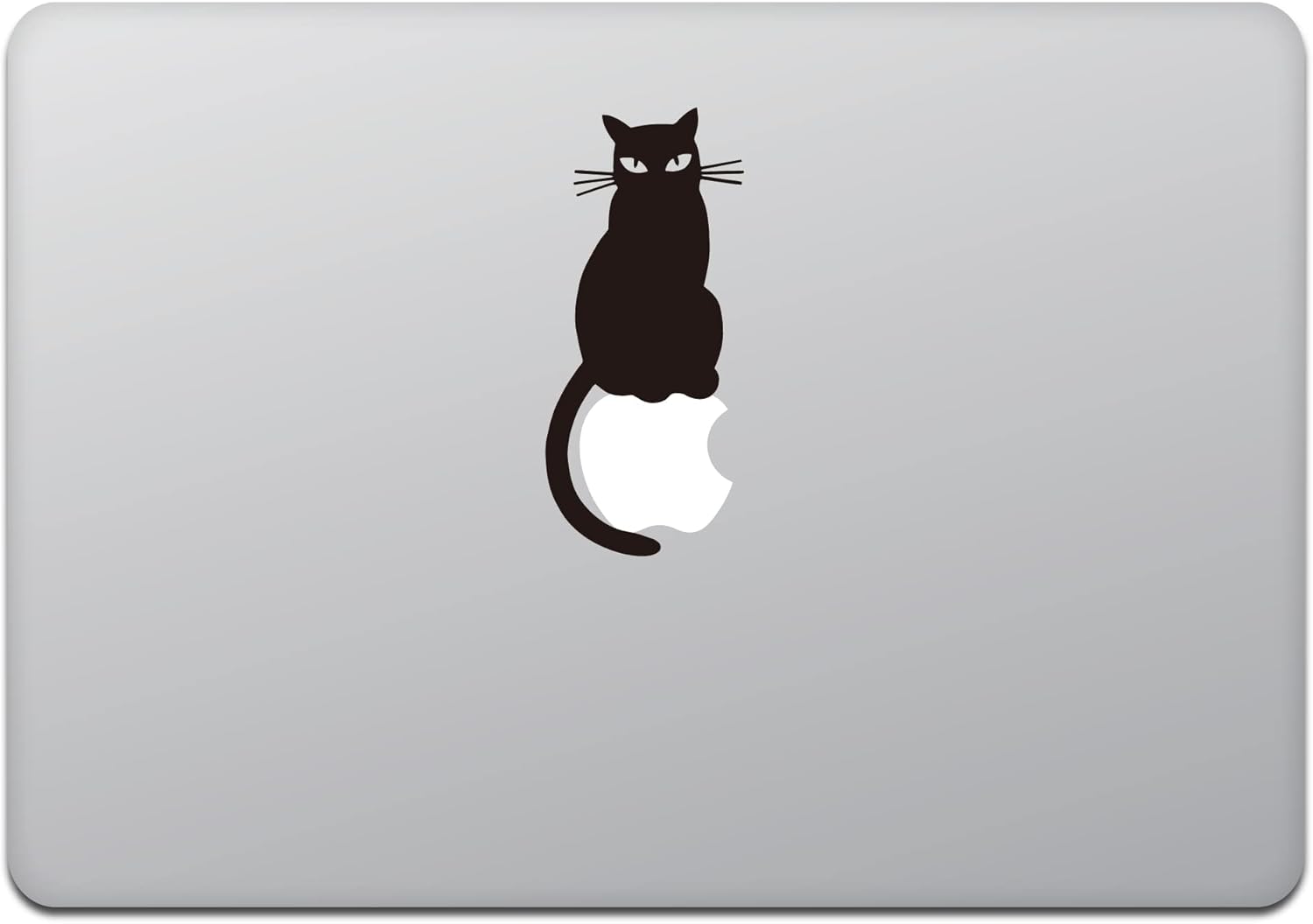 Kind Store MacBook Air/Pro MacBook Sticker Sticker Cat Black Cat Apple Black Cat M699