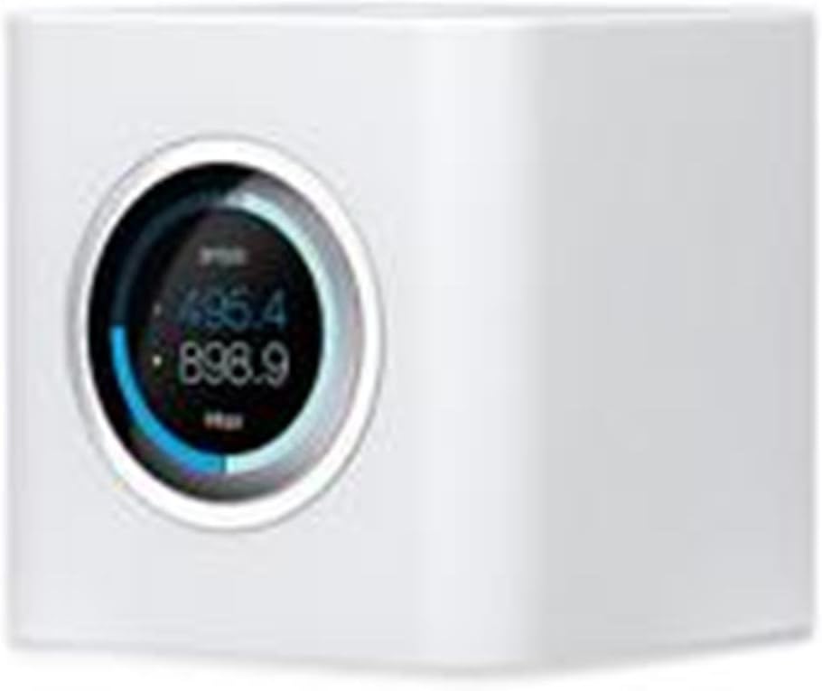 AmpliFi HD WiFi Router by Ubiquiti Labs, Seamless Whole Home Wireless Internet Coverage, HD WiFi Router with Touchscreen Display, 4 Gigabit Ethernet, 1 WAN Port, Ethernet Cable, Expandable Mesh System