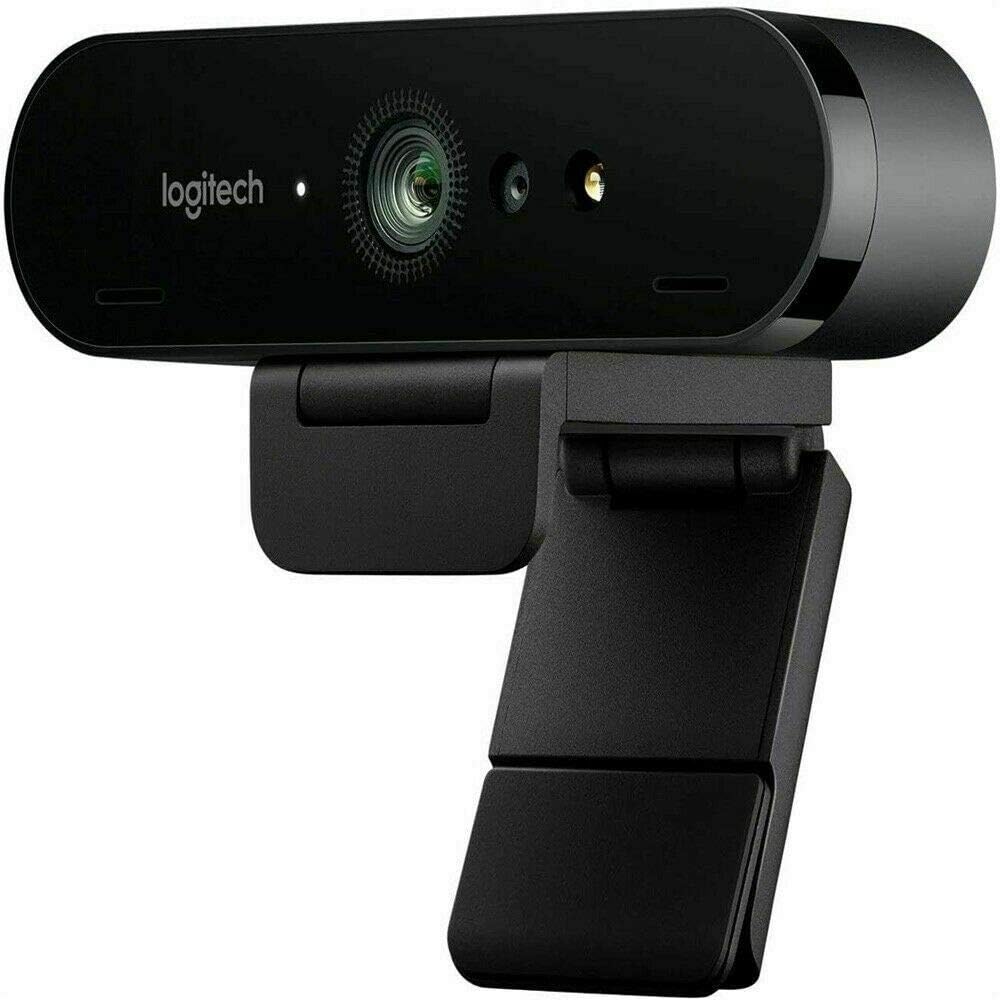 Logitech Brio 4K Ultra HD Webcam - 4K/30fps, HDR, Windows Hello, 5x Digital Zoom, USB 3.0