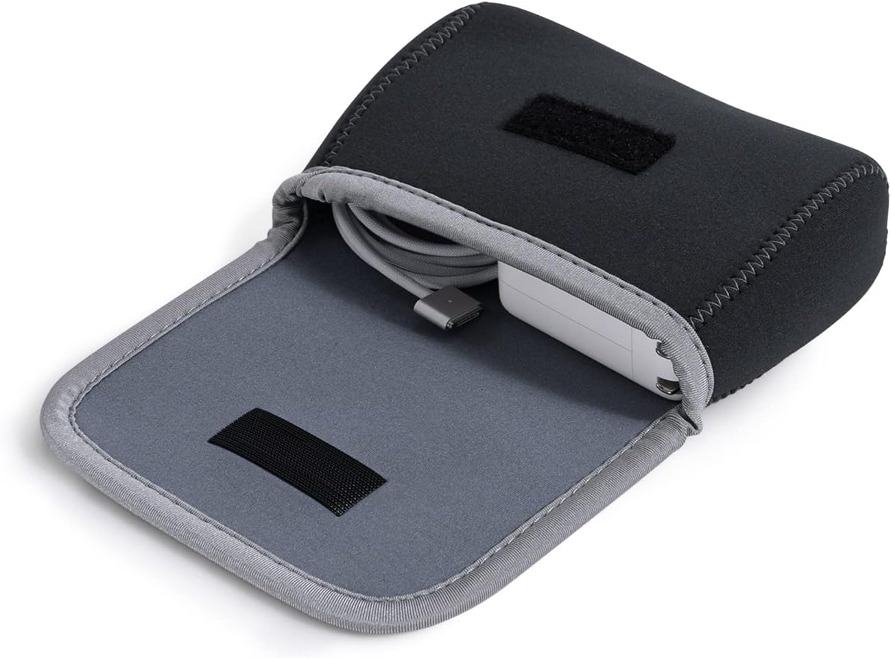 LENTION Travel Cable Organiser Bag, Storage Pouch Bag Case for Accessories (Wireless Mouse, Phone Charger, Cellphone, Power Bank and More) - Dark Gray Cable Pouch - 15 * 10 * 4 cm