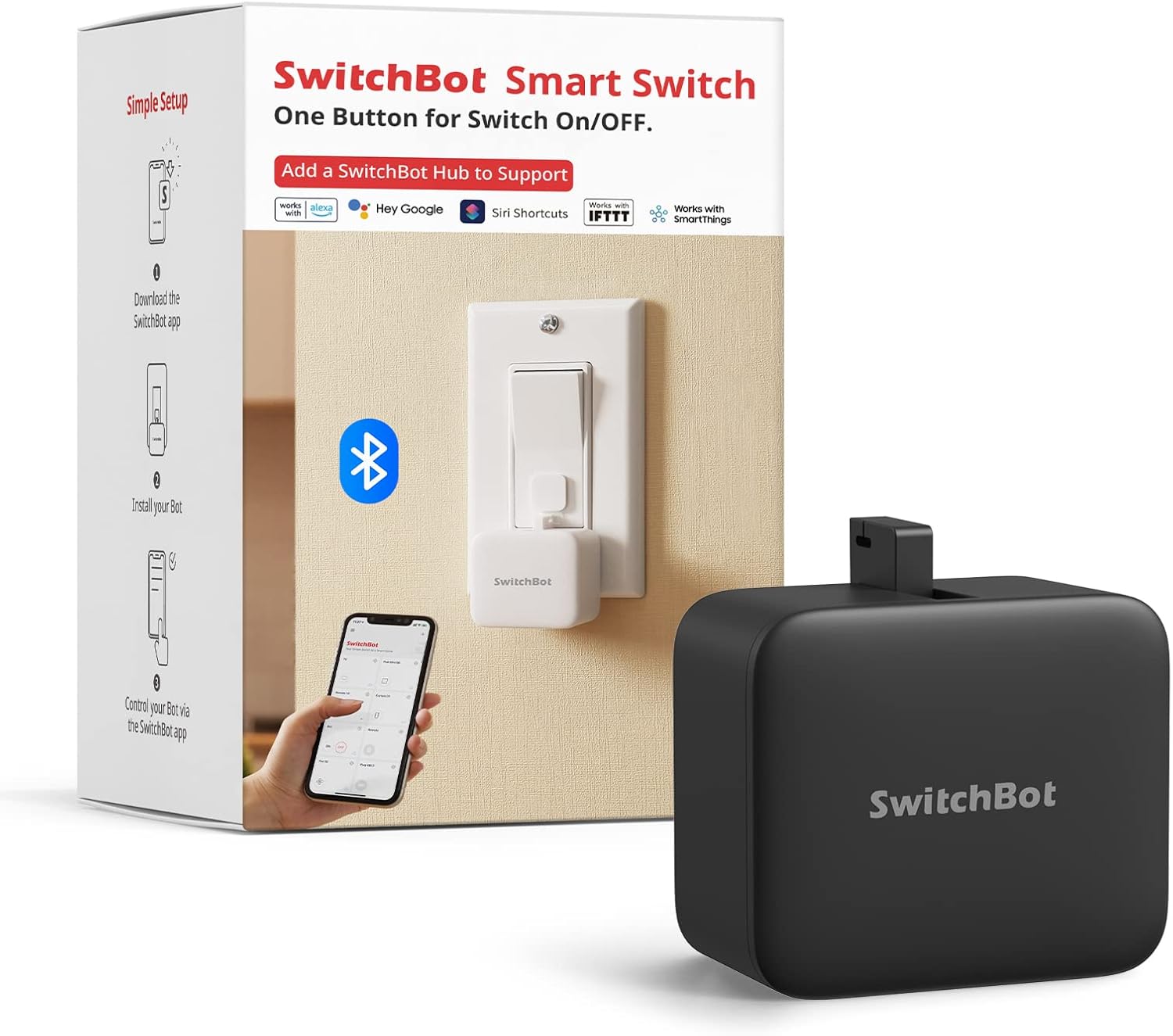 SwitchBot Bot - Black/Smart Home