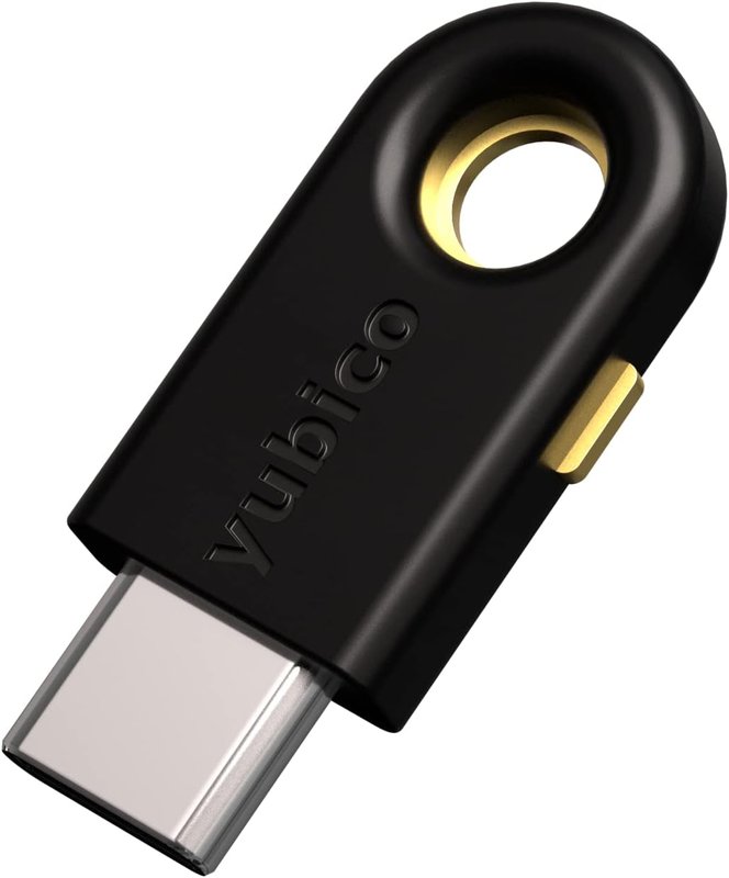 Yubico YubiKey 5C - Two Factor Authentication USB Security Key, Fits USB-C Ports - Protect Your Online Accounts with More Than a Password, FIDO Certified USB Password Key