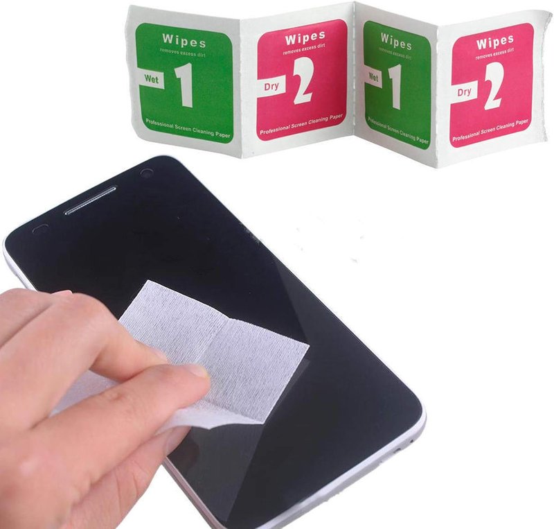 Camera Lens Optical Screen Protector Cleaning Cleaner Alcohol Wet Dry Wipes (10 Sets)