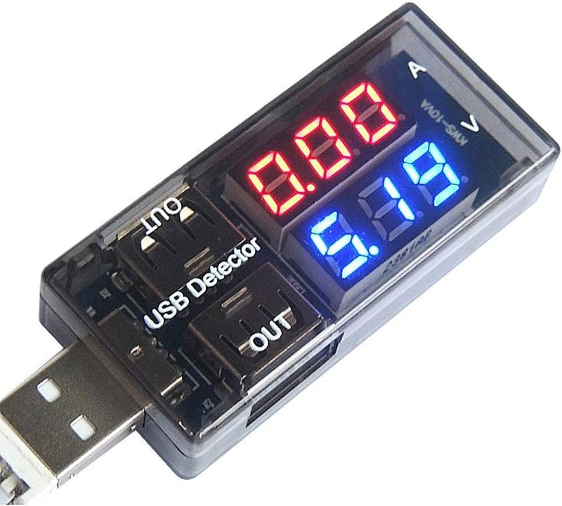 USB Charger Doctor Current Voltage Charging Detector Battery Voltmeter Ammeter Multimeter USB Tester Mobile Power Panel Monitor Gauge DC LED Display