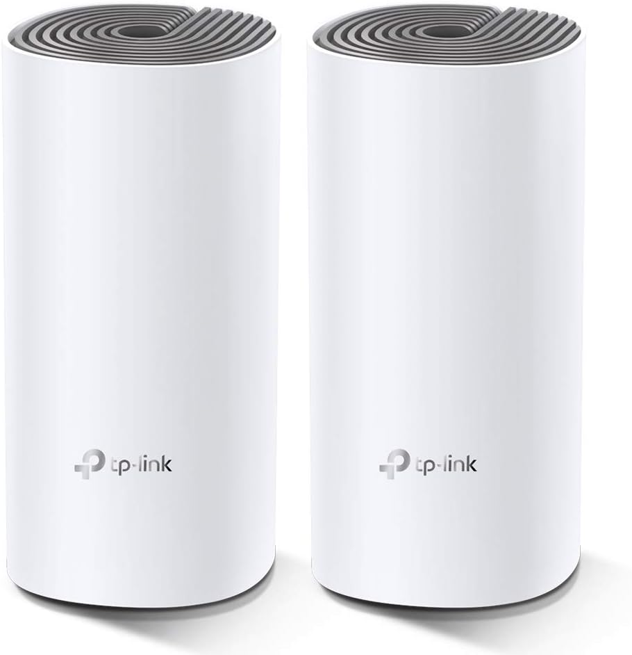 TP-Link Deco AC1200 Whole Home Mesh Wi-Fi (2-Pack), Dual-Band, Up to 1167 Mbps, Wireless, Seamless AI Roaming, Gaming & Streaming, Smart Home, Compatible with Starlink (Deco E4(2-Pack))