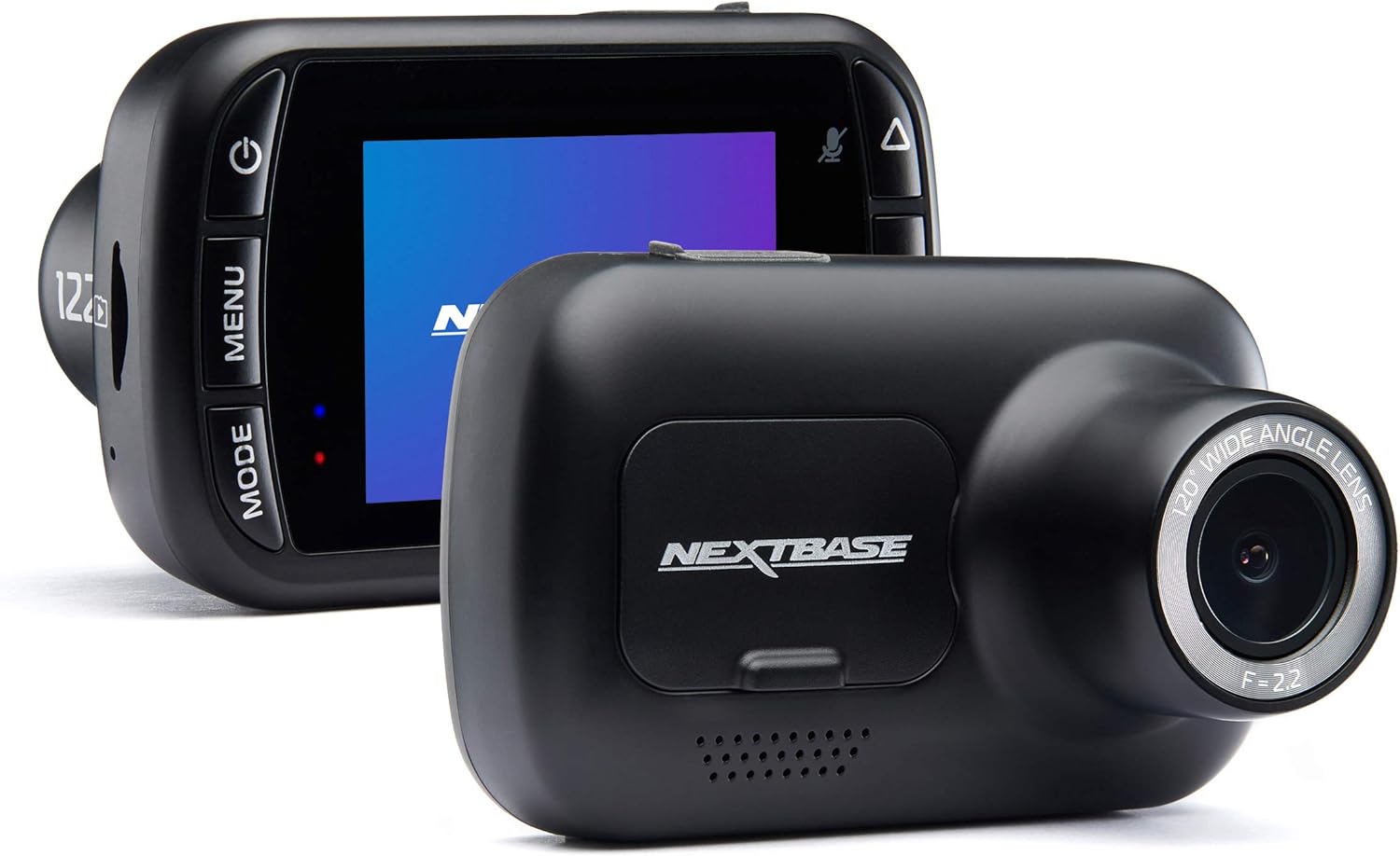 Nextbase 222 Dash Cam — Full HD 1080P, 140° Wide Angle, Night Vision, Intelligent Parking Mode, G-Sensor, Click&Go Mount