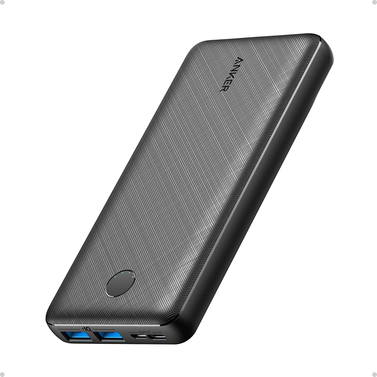 Anker PowerCore Essential 20000mAh Portable Charger — PowerIQ Technology, USB-C Input