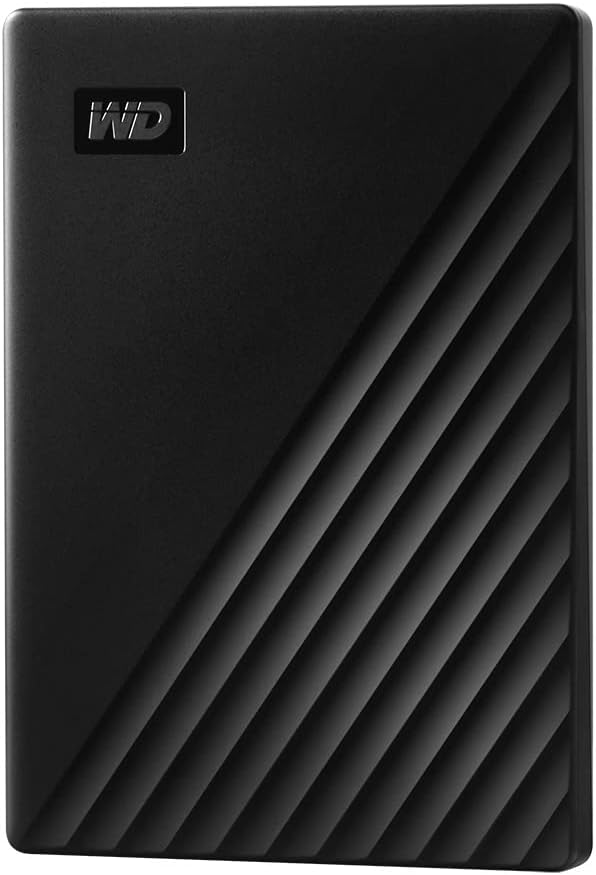 Western Digital My Passport USB3.0 External Hard Drive, 2 TB, WDBYVG0020BBK-WESN,Black