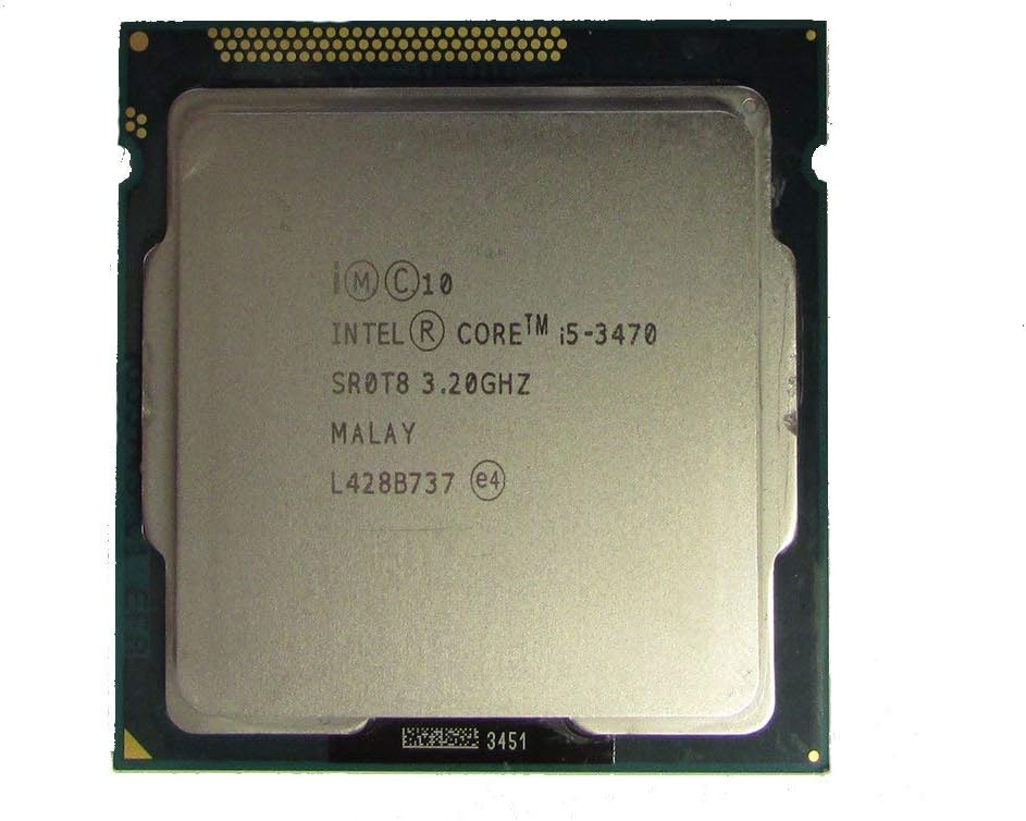 Intel SR0T8 CPU I5-3470 3.2GHZ 6MB Core i5-3470 3.20GHz Quad Core 6M Socket 1155 CPU Processor (Renewed)