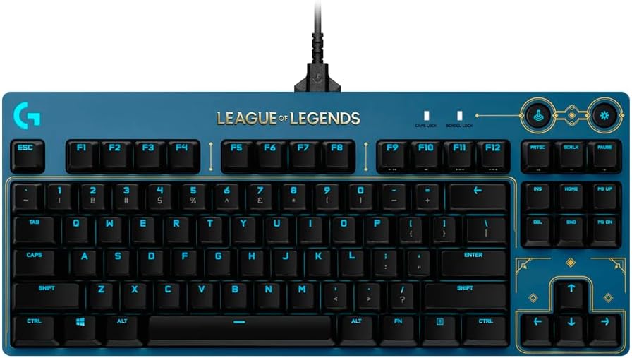 Logitech G Pro Mechanical Gaming Keyboard League of Legends Edition Key Distribution Nordic Countries