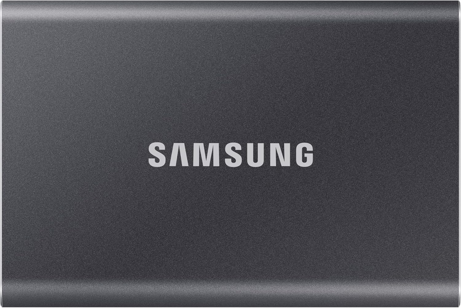 Samsung T7 Portable SSD 2TB — USB 3.2 Gen 2, Reliable Storage for Gaming & Professionals