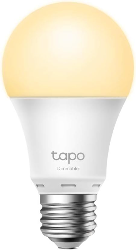TP-Link Tapo L510E Smart Wi-Fi LED Bulb E27 — Dimmable Soft Warm White, 8.7W