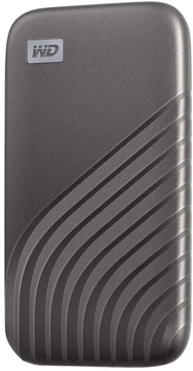 Western Digital 500GB My Passport SSD External Portable Drive, Gray, Up to 1050 MB/s - WDBAGF5000AGY-WESN