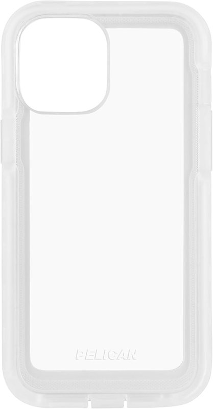 CASE-Mate PELICAN - Voyager Series - Case for iPhone 12 Mini (5G) - Military Drop Protection - Holster - 5.4 Inch - Clear