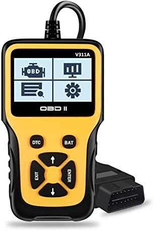 OBD2 Scanner Enhanced Car Code Reader — Handheld Diagnostic Tool with Battery Test, Universal