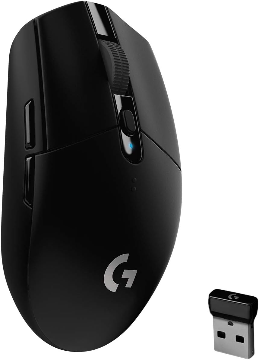 Logitech G305 Lightspeed Wireless Gaming Mouse, Black