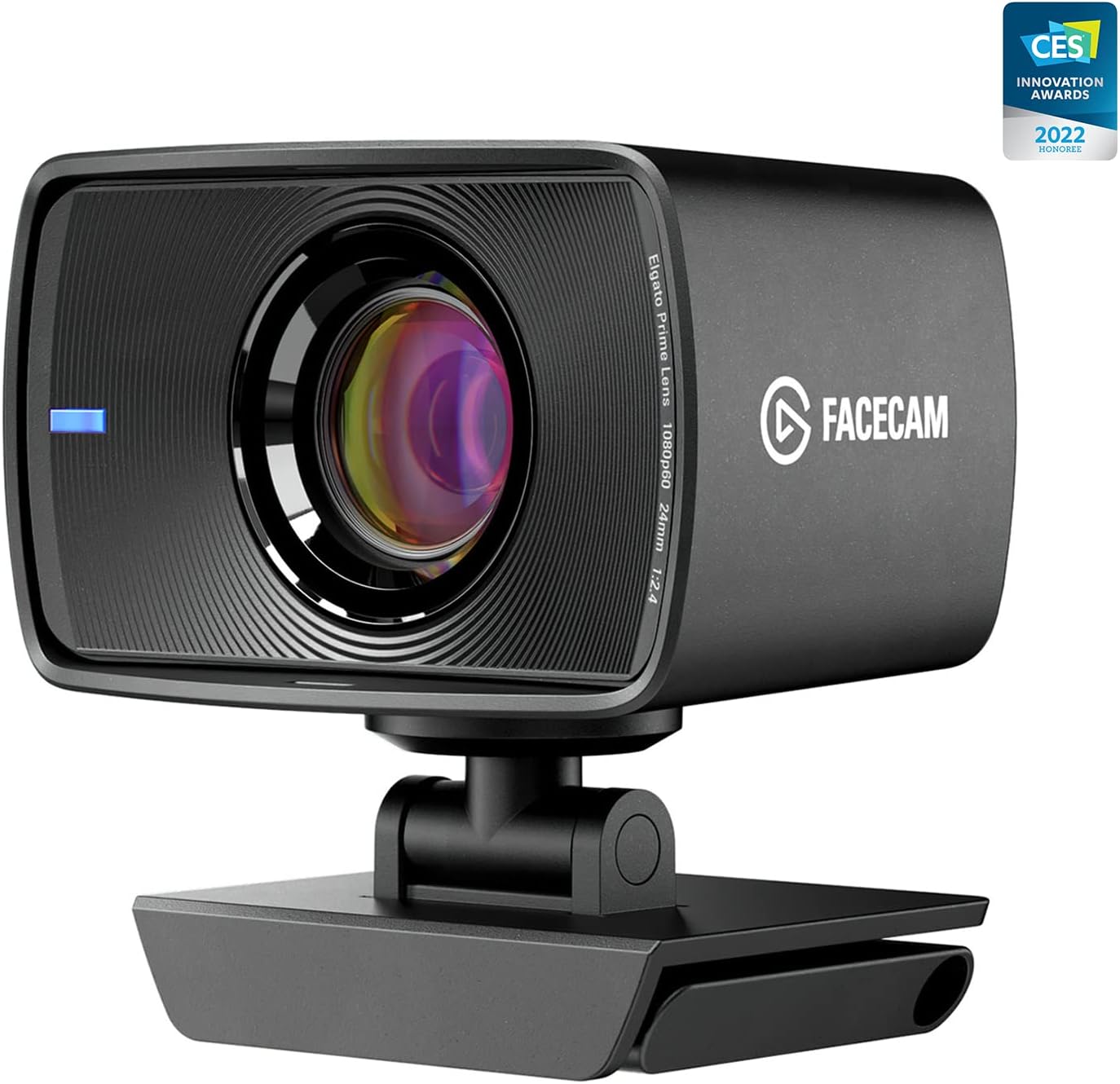 Elgato Facecam - 1080p60 Full HD Webcam, Sony Sensor, Fixed-Focus Glass Lens, Onboard Memory