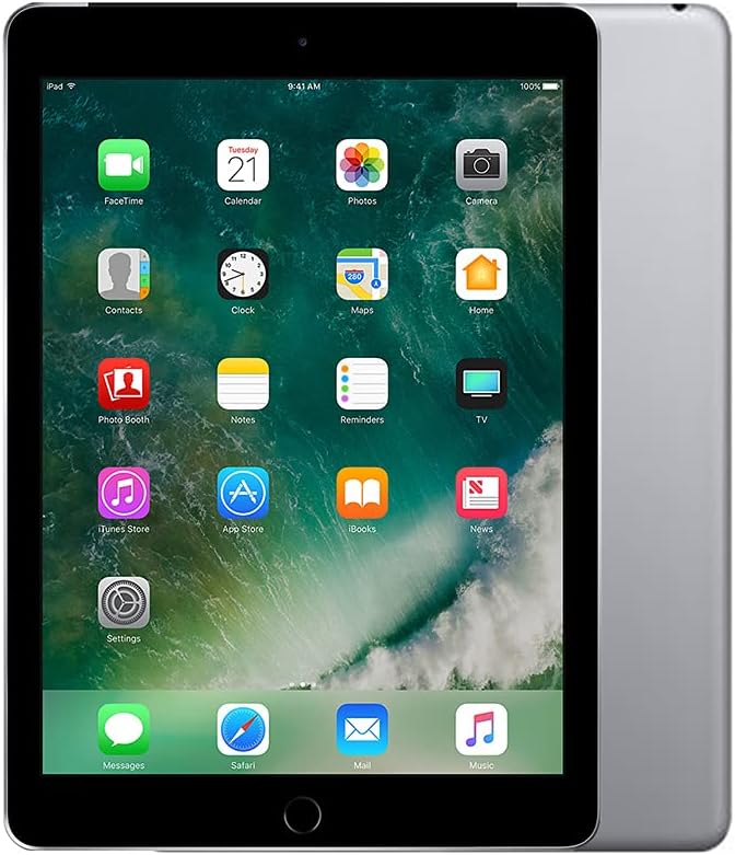 Apple iPad 5 Wi-Fi [128GB] [Space Grey] (Renewed)