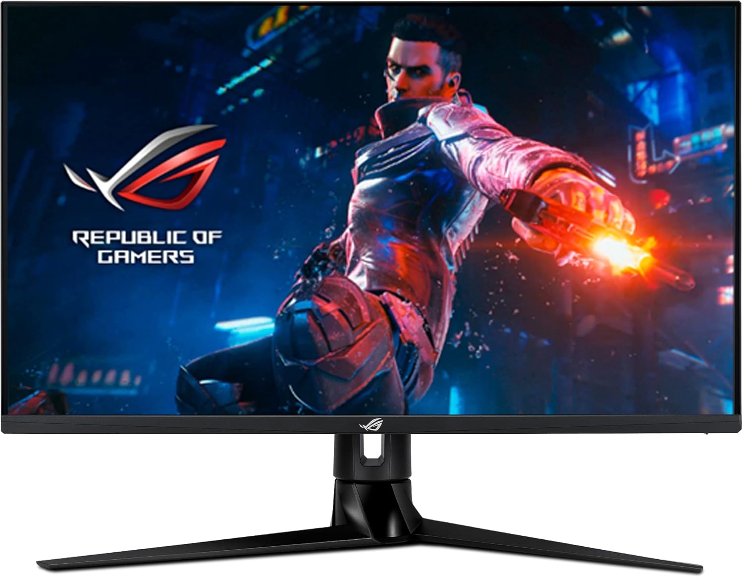 ASUS ROG Swift PG32UQ 32-inch 4K HDR 144Hz Gaming Monitor, IPS, 1ms, G-Sync Compatible, DisplayHDR 600