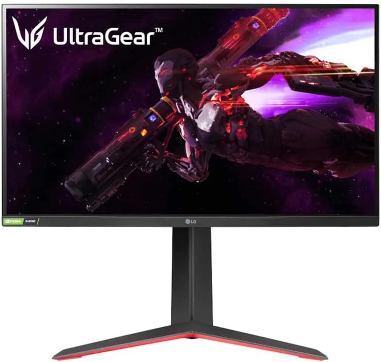 LG 27GP850 27-inch UltraGear QHD Nano IPS Gaming Monitor, 165Hz (OC 180Hz), 1ms GtG, G-Sync Compatible, HDR400