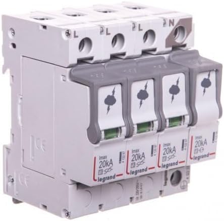 Legrand 3414970518064 Surge Protector C Type 2 3P+N 20kA 1.2kV ON 300 412227
