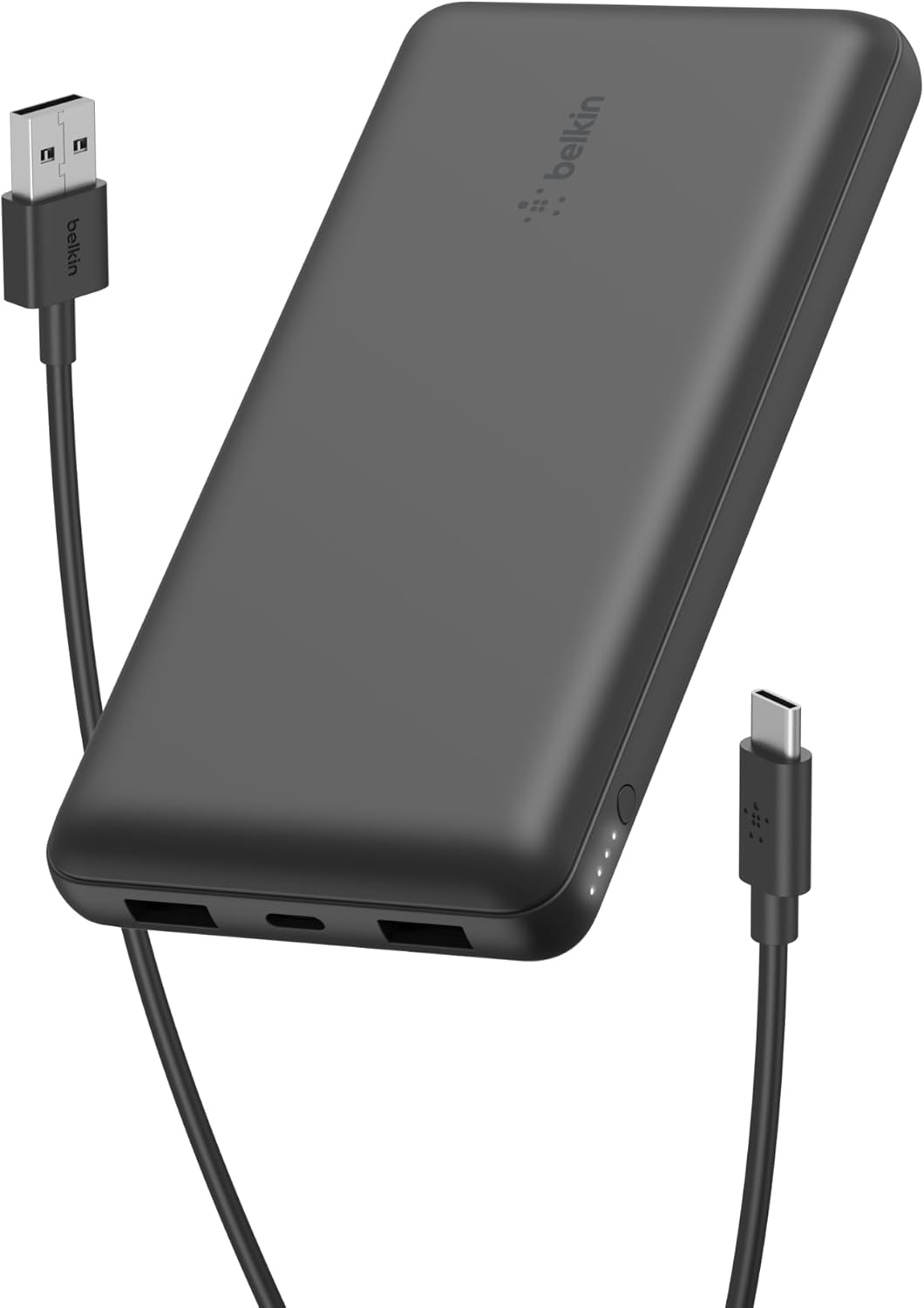 Belkin Power Bank 20K USB A and C Portable Battery Pack, 15W Black Phone Charger