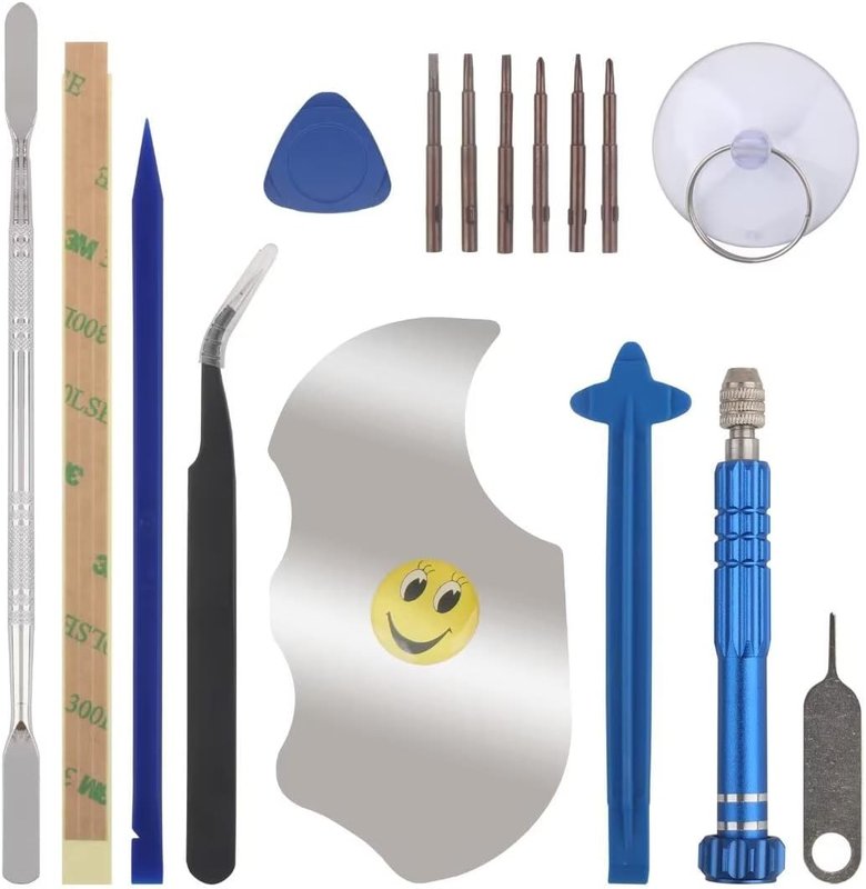 10 in 1 Repair Opening Tool Kit Precision Screwdriver Set for Smartphone Disassembly and Repair, Display Replacement Repair for iPhone, Samsung, LG, Sony, Huawei, HTC, Nokia