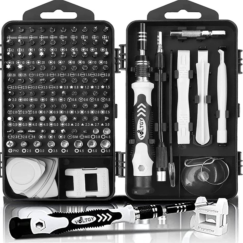 120 in 1 - Precision Screwdrivers - Professional Multi-Bit Set - Repair Kit for Mobiles, Laptop, Camera, Clock, etc.