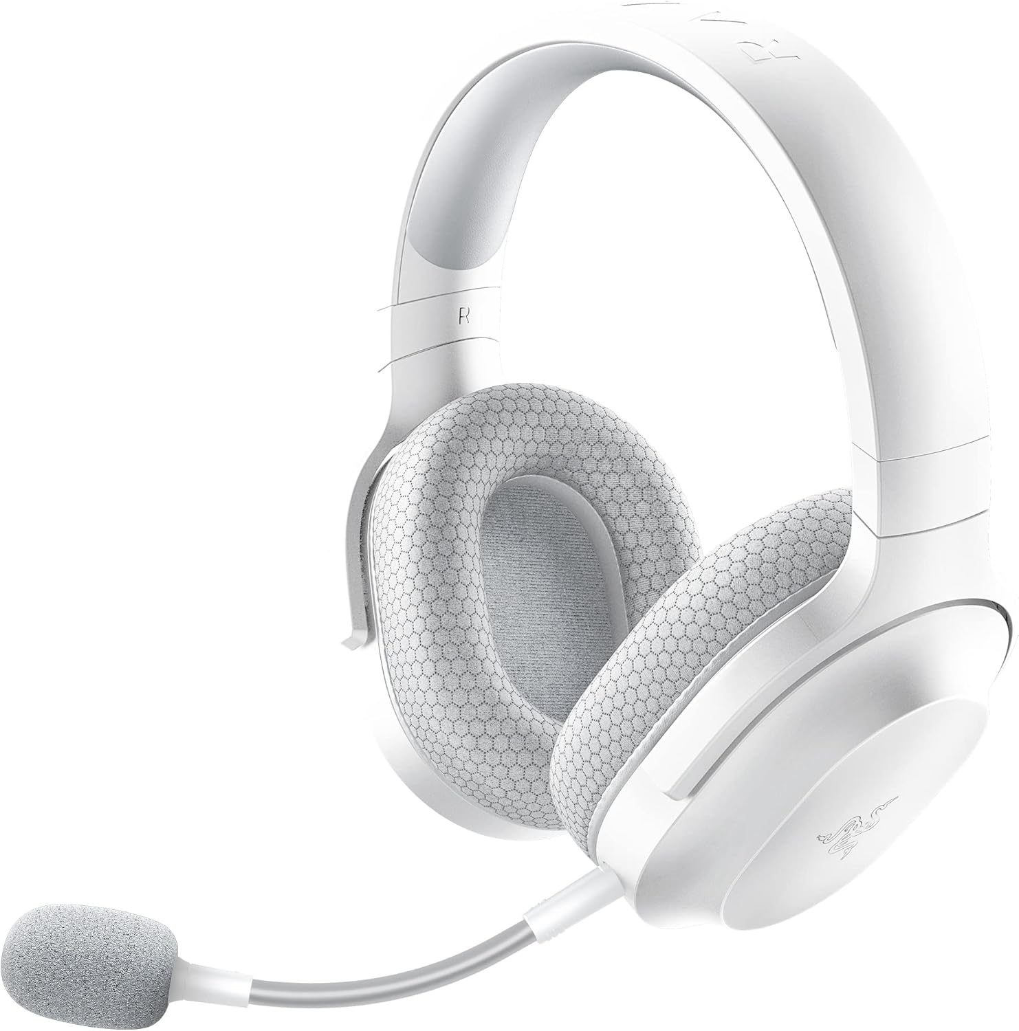 Razer Barracuda X Wireless Gaming & Mobile Headset (PC, PlayStation, Switch 2, Android, iOS): 2.4GHz Wireless + Bluetooth - Lightweight - 40mm Drivers - Detachable Mic - 50 Hr Battery - Mercury White
