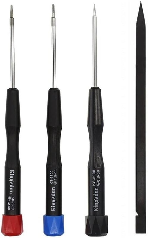 Precision Pentalobe Screwdriver Set, 5 Point 5 Star 0.8 mm, 1.2 mm and 1.5 mm Pentalobe Screwdriver or P2 P5 P6 or Ts1 Ts4 Ts5 for iPhone Macbook Pro Air Repair Tool Set