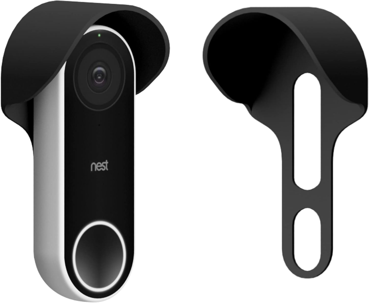 Cover for Google Nest Doorbell Wired 1st Generation Full Protection, Night Vision Compatible Video Nest Protect Weather and UV Resistant Made in UK (Wired 1st Gen Cover)