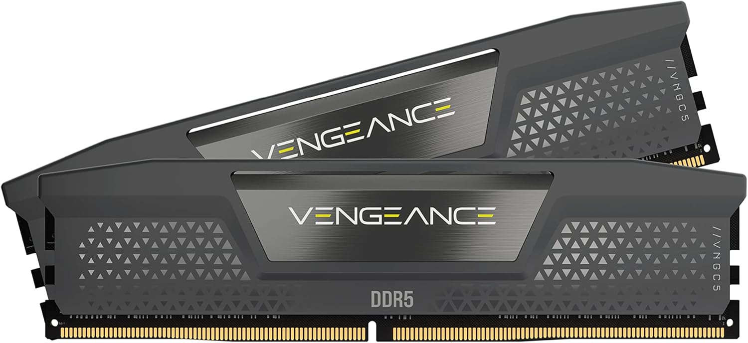 Corsair Vengeance DDR5 32GB (2x16GB) 6000MHz CL36 AMD Expo Intel XMP Compatible - Grey