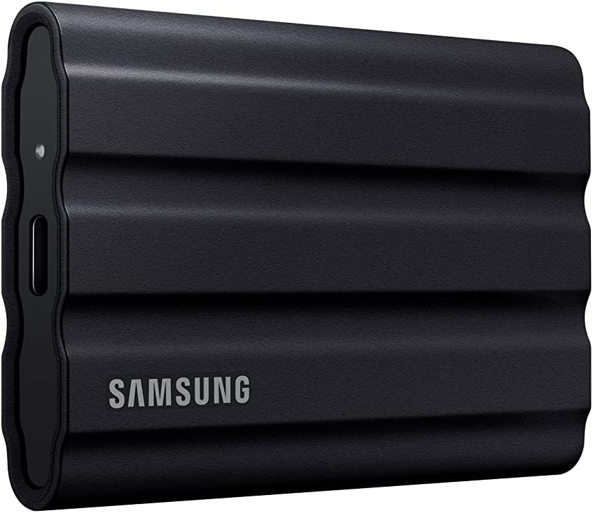 Samsung T7 Shield 4TB Portable SSD — 1050MB/s, Rugged, Water & Dust Resistant, IP65