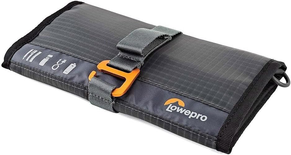 Lowepro GearUp Pouch Mini, Travel Essentials Case, Travel Case for Phone Cords, Cables, Adapters, Batteries