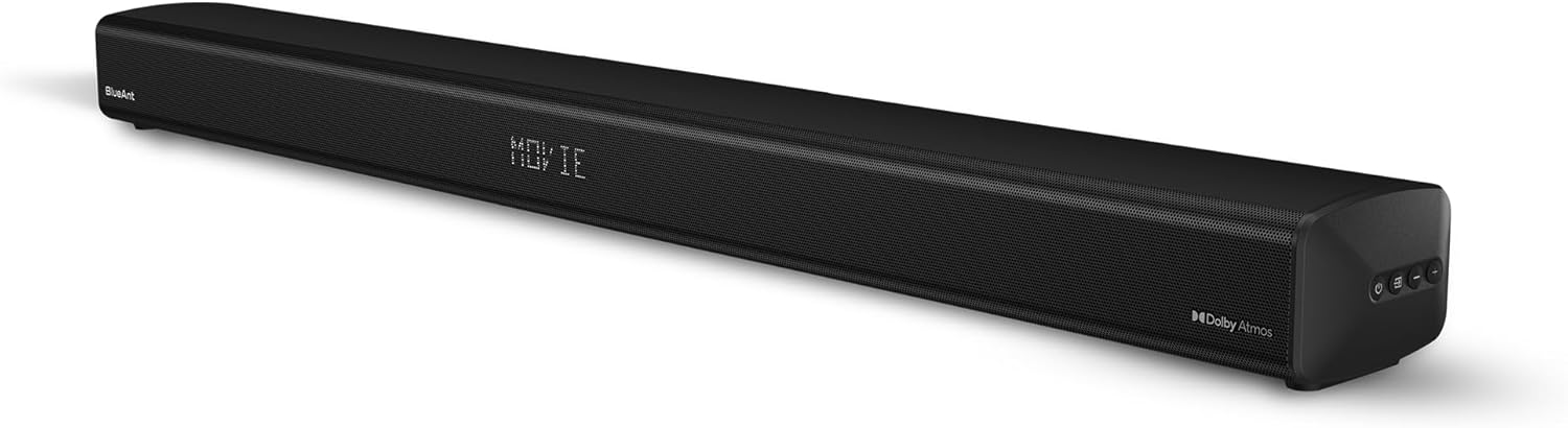 BlueAnt XT100 TV Soundbar, Bluetooth & HDMI ARC, Dolby Atmos Home Theatre Sound System