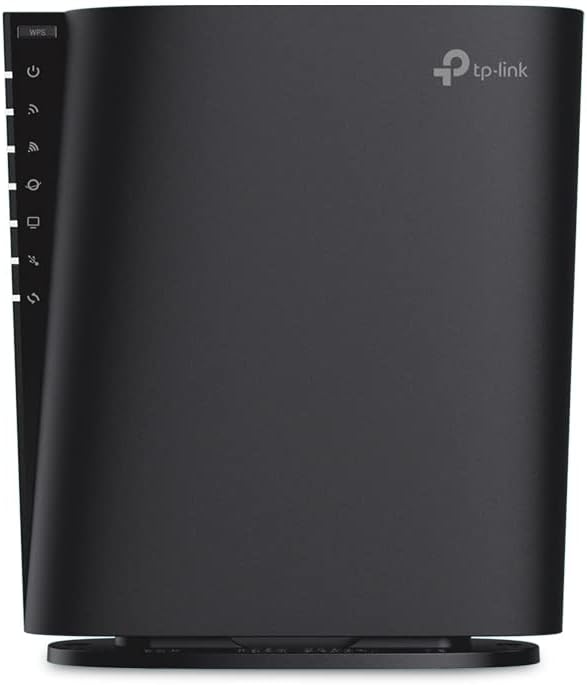 TP-Link AX6000 Dual-Band Gigabit Wi-Fi 6 Router, 2.5GbE Port, 160 MHz, USB 3.0 Port, EasyMesh-Compatible, Compatible with Alexa, HomeShield Security, Gaming & Streaming, Smart Home (Archer AX80)