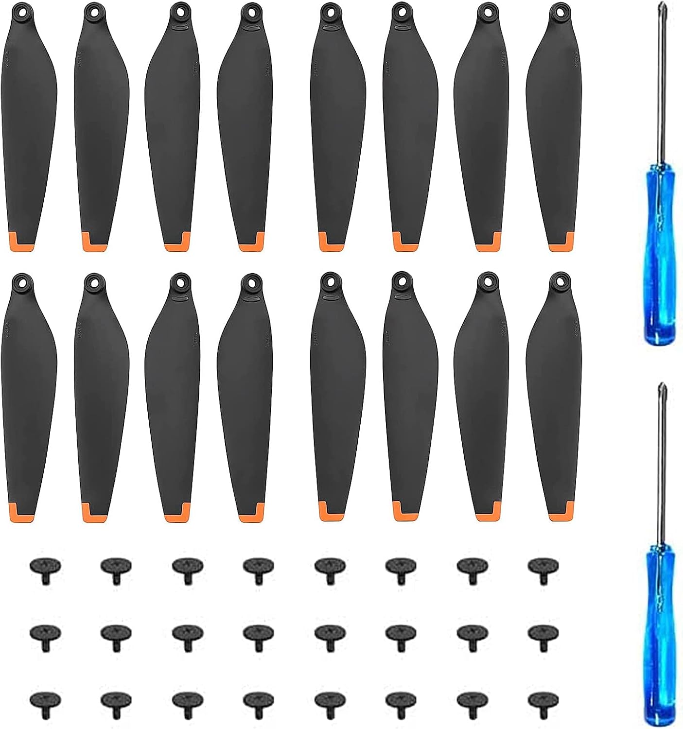 16pcs Drone Propellers Replacement Propellers for DJI Mini 3 Pro Drone, 16pcs Low Noise Propeller Replacement Blades for DJI RC Mini 3 Pro Camera Drone