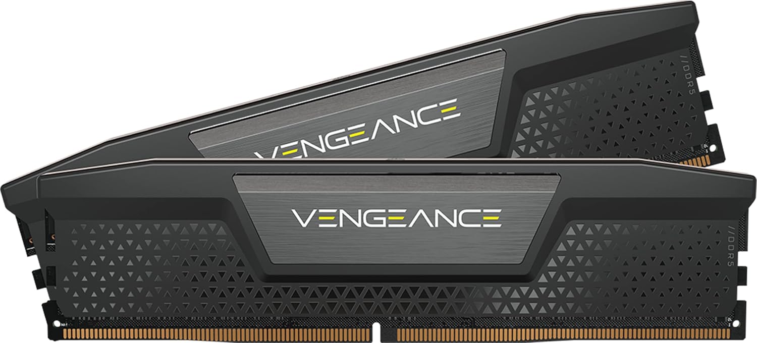 Corsair Vengeance DDR5 RAM 32GB (2x16GB) 6000MHz CL30 Intel XMP iCUE Compatible Computer Memory - Black