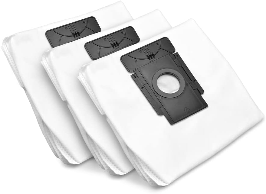 Tapo RVA200 Replacement Dust Bags for TP-Link Smart Robot Vacuum Cleaner, 4L Disposable 3-Pack, Automatic Dirt Disposal, Easy to Install, Compatible with RV30/RV30C/RV30C Mop/RV20 Mop/RV20/RV10 Plus