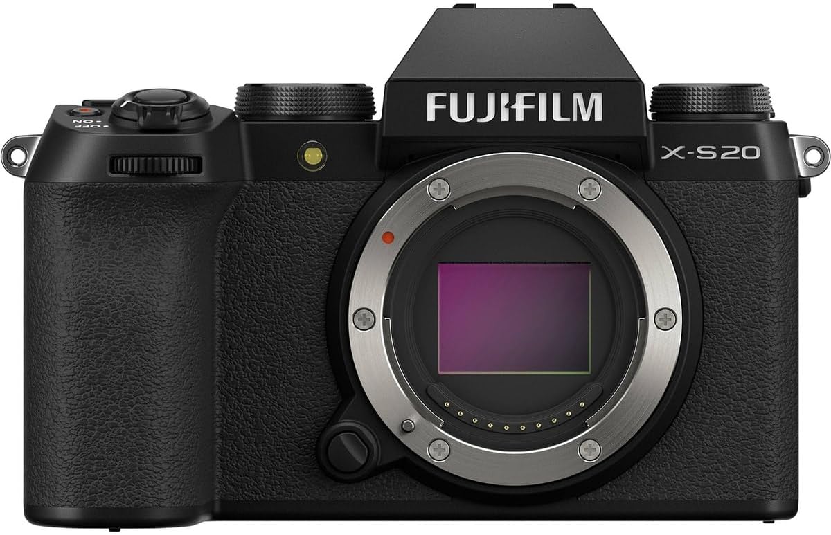 Fujifilm X-S20 Mirrorless Digital Camera Body, Black
