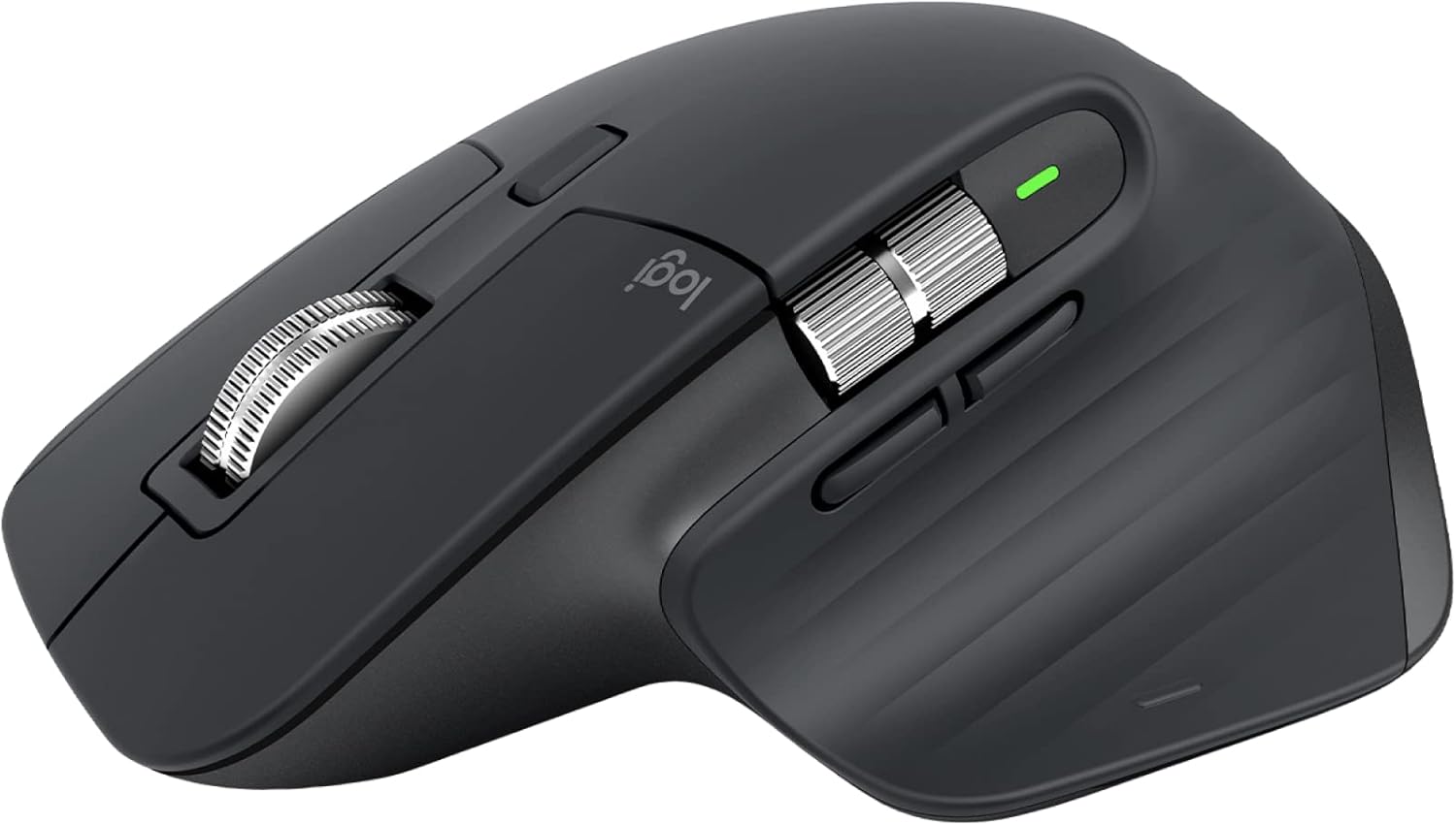 Logitech MX Anywhere 3S Compact Wireless Mouse — 8K DPI Any-Surface Tracking, Fast Scrolling, Quiet Clicks, USB-C, Bluetooth, Graphite