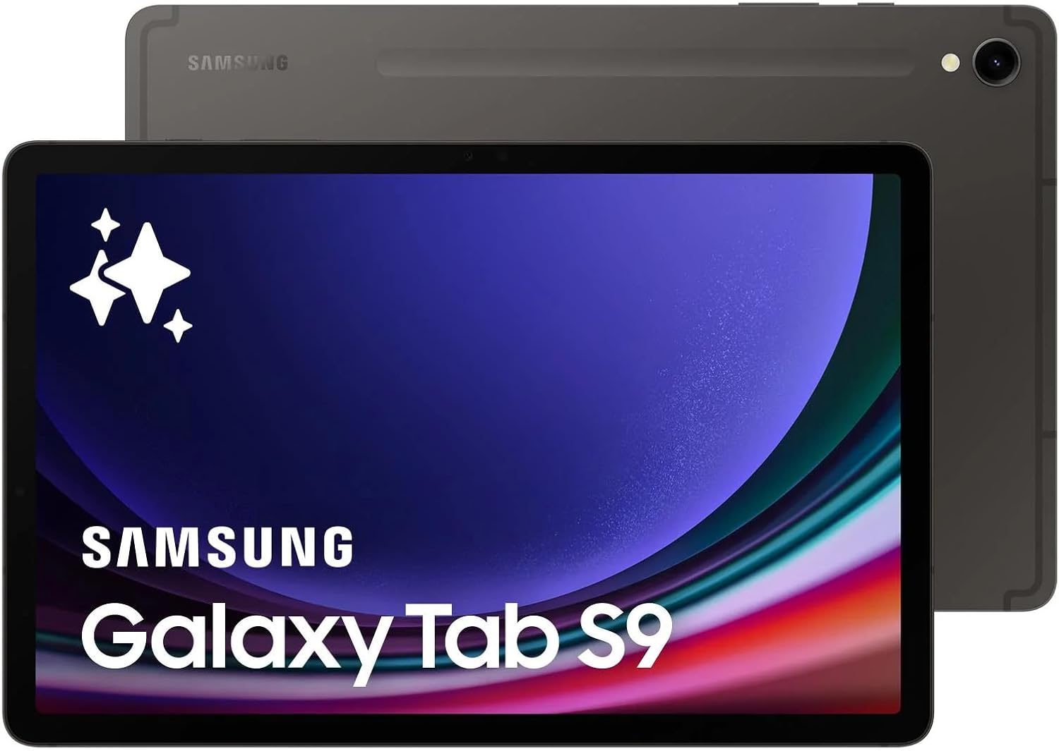 Samsung Galaxy Tab S9 Wi-Fi AI Tablet (128GB, S Pen Included) - Graphite, 11-inch Dynamic AMOLED 2X