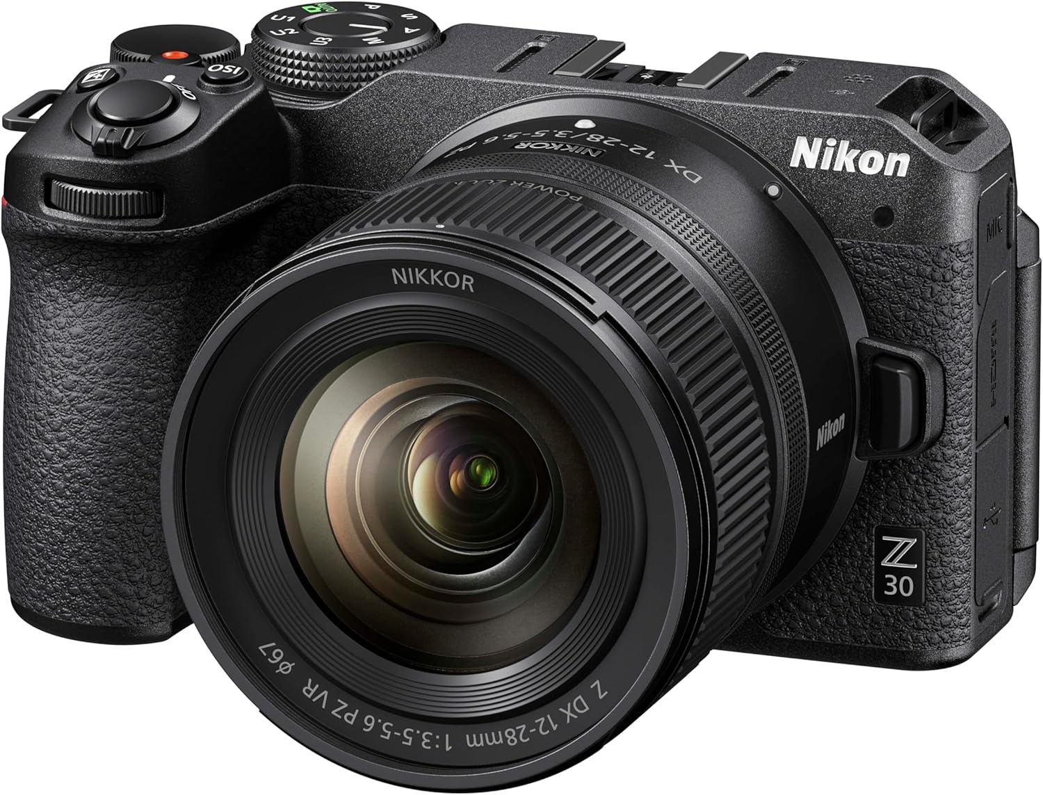 Nikon Z30 + NIKKOR Z 12-28mm Power Zoom Lens Kit | 20.9MP APS-C Mirrorless | 4K UHD Video | Wide-Angle Power Zoom | Vlog & Video Creator Kit