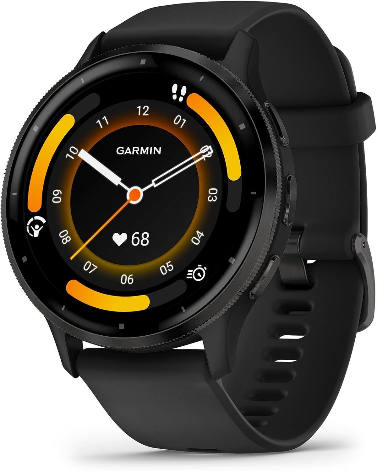 Garmin Venu 3 GPS Smartwatch - AMOLED Display, Advanced Health and Fitness Features, 14-Day Battery, Black