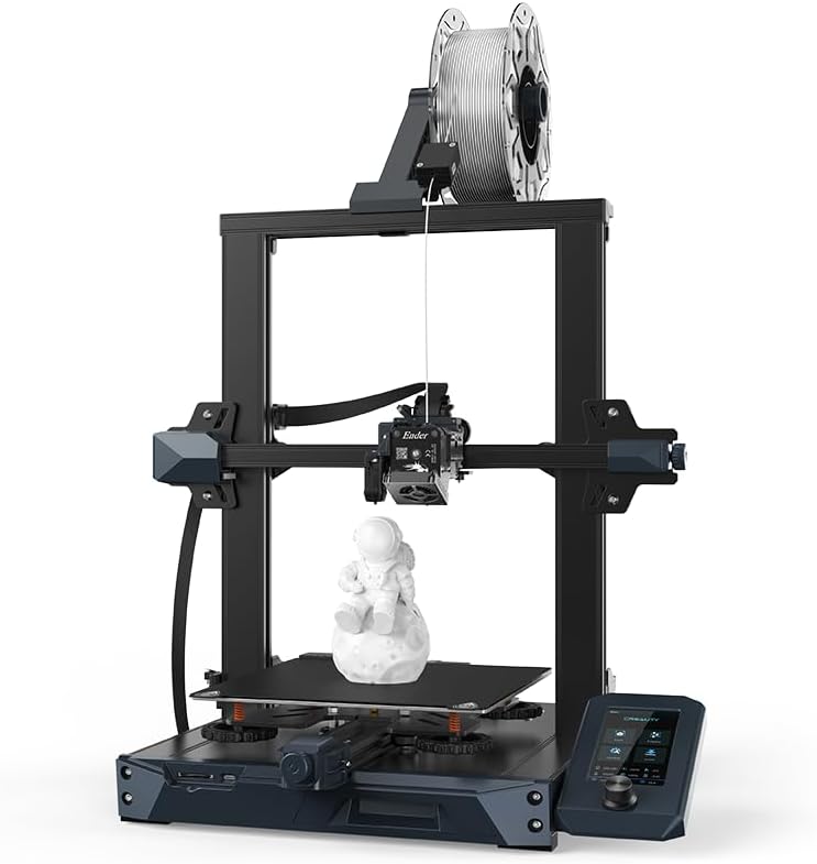 Creality 3D Ender 3 S1 3D Printer with CR-Touch Auto-Leveling, Full-Metal Extruder,220x220x270mm Printing Size