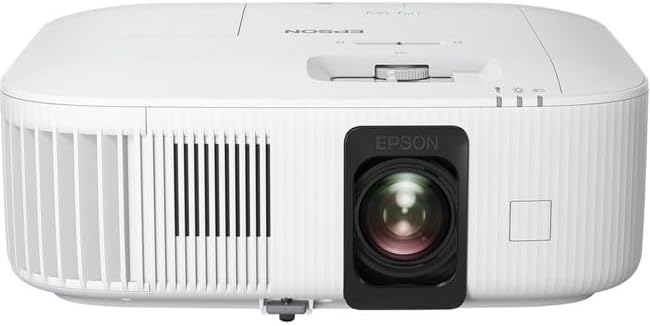 EPSON EHTW6250 4K Enhancement Home Theatre 3Lcd Projector 2800 an - Android TV Dedicated 4K Pixel-Shift Processor, Full 10-Bit Hdr Colour Processor