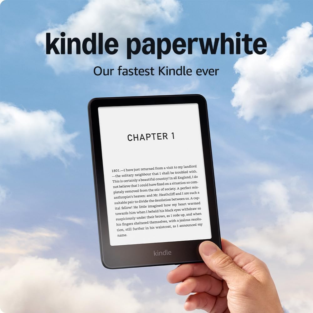 Amazon Kindle Paperwhite (16GB) - 7" Glare-Free Display, Weeks of Battery Life, Black