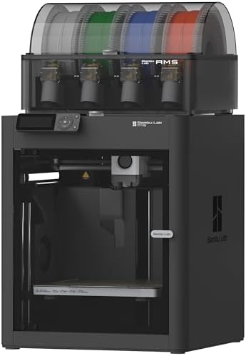 Bambu Lab P1S Combo — P1S 3D Printer + AMS, Up to 16 Colours, 500mm/s Fast Printing, Enclosed