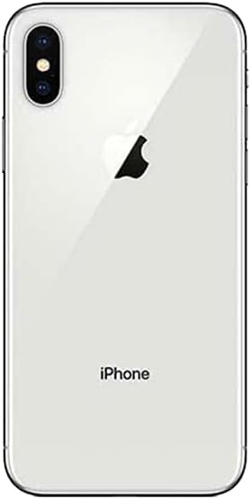 Apple iPhone X Silver 64GB (Renewed)